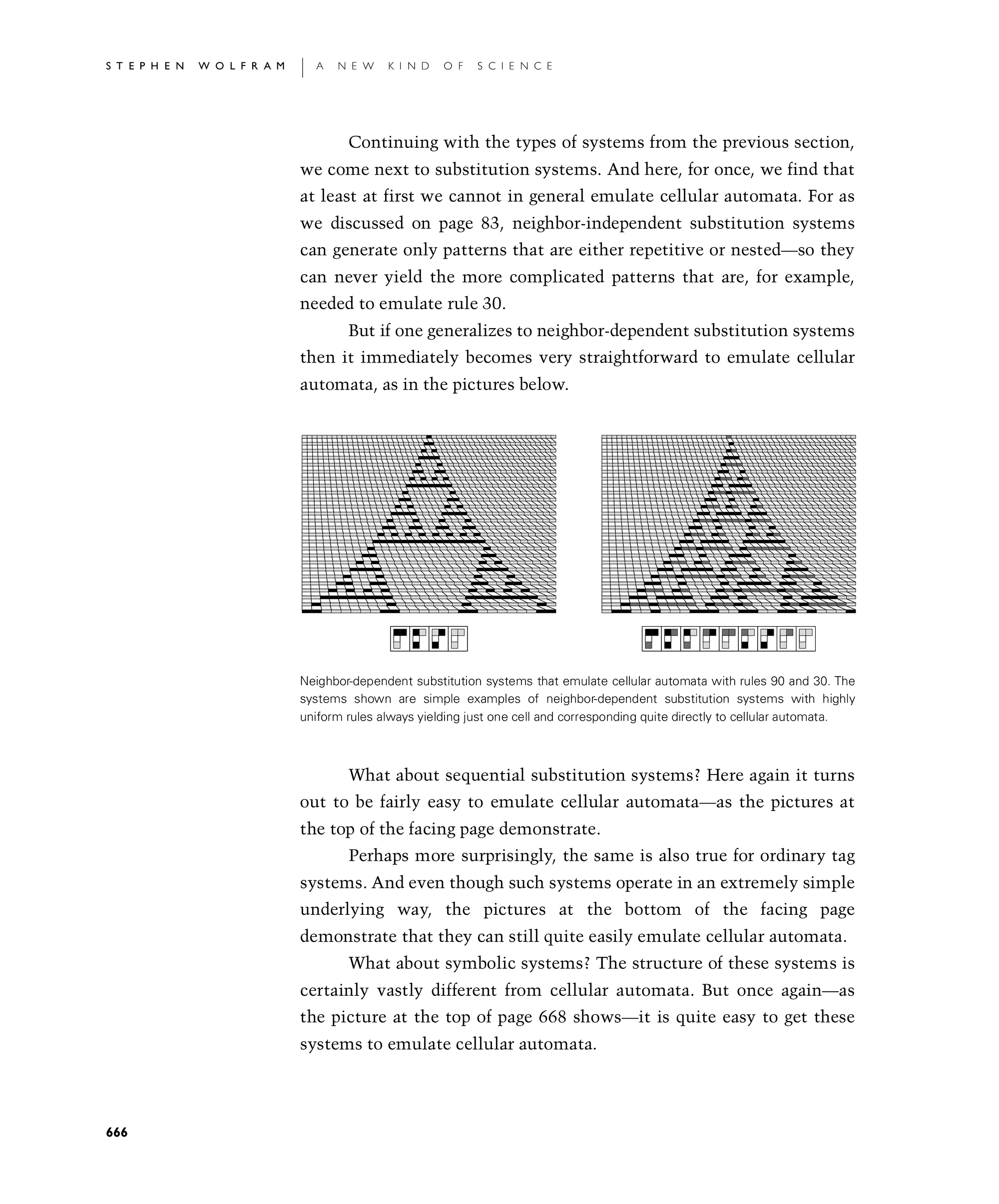 Page 666: Emulating Cellular Automata with Other Systems