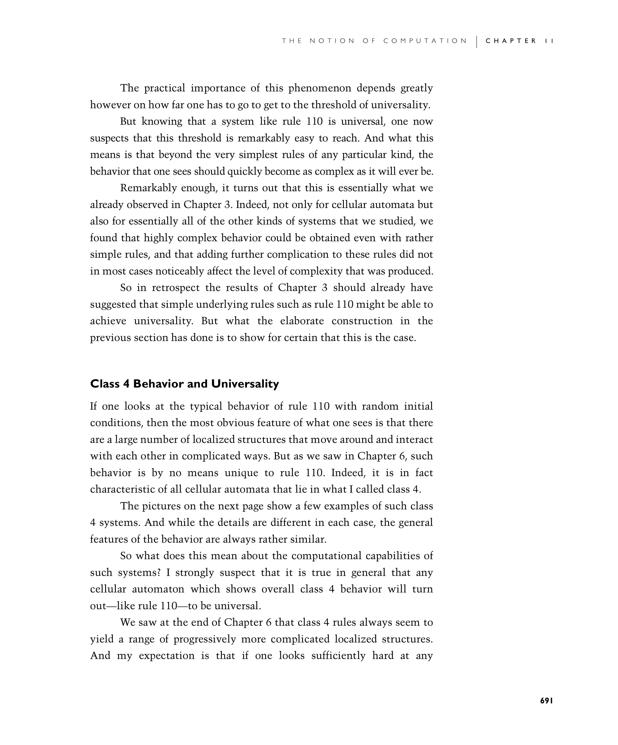 Page 691: Class 4 Behavior and Universality
