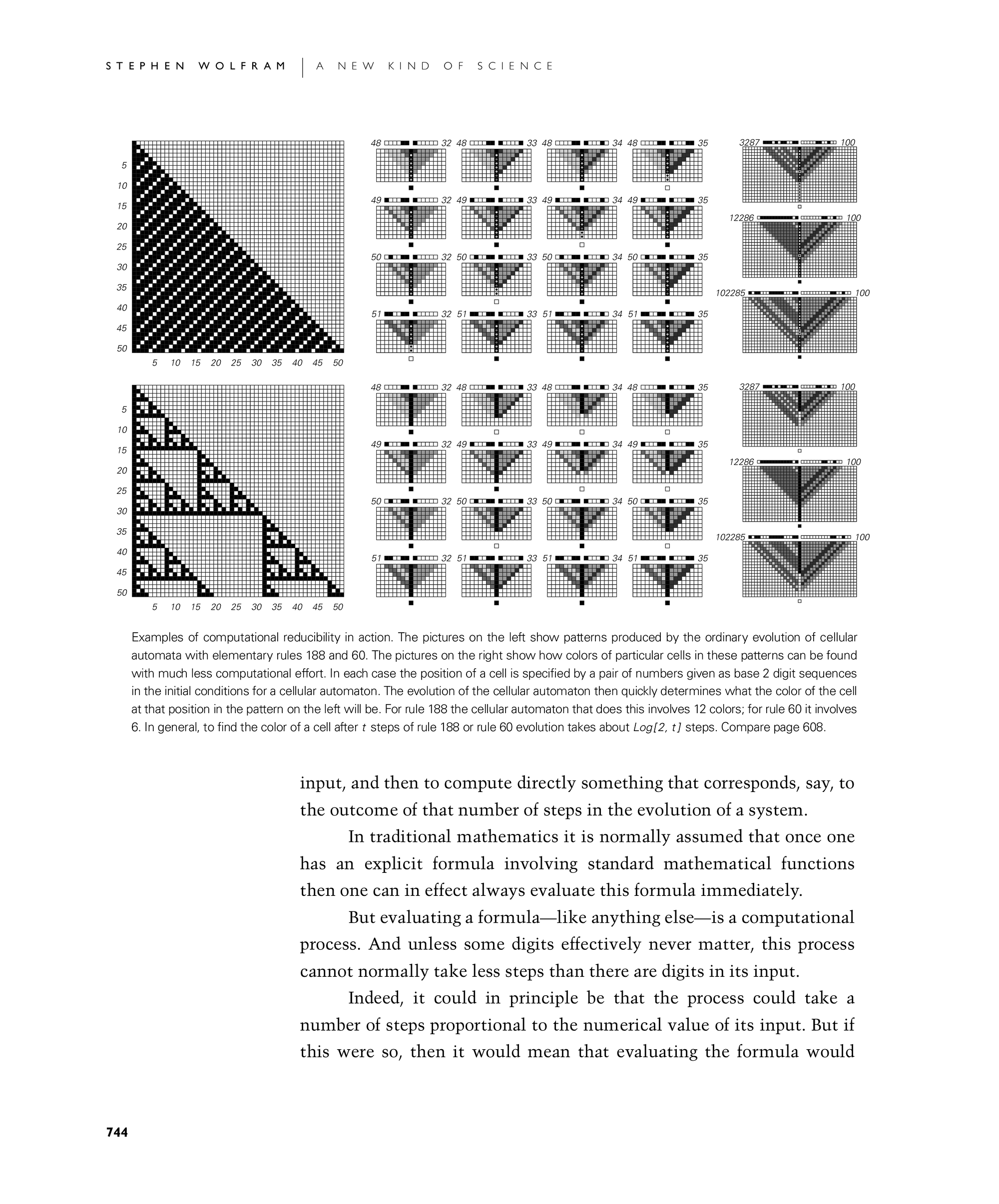 Page 744: Computational Irreducibility