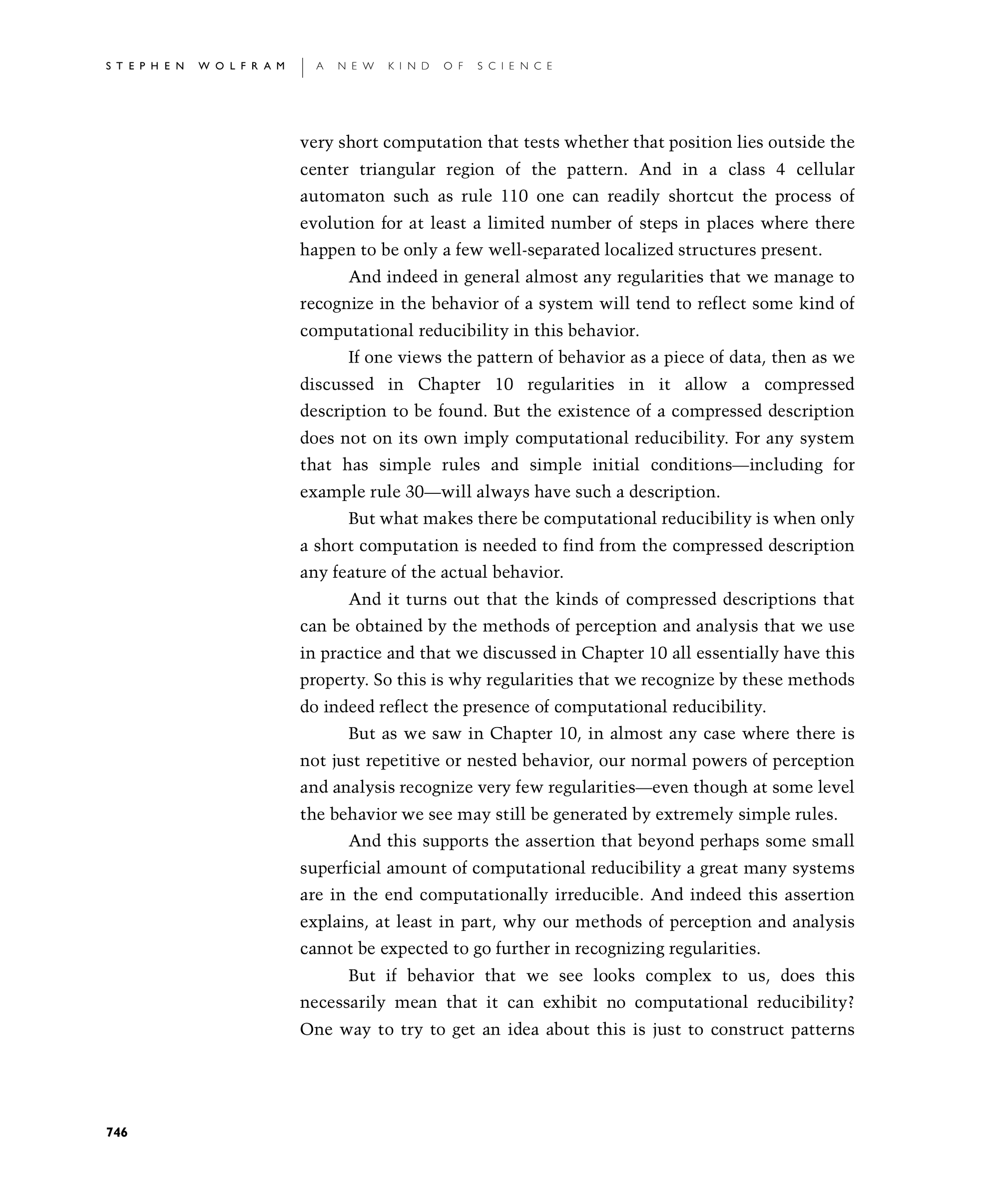 Page 746: Computational Irreducibility