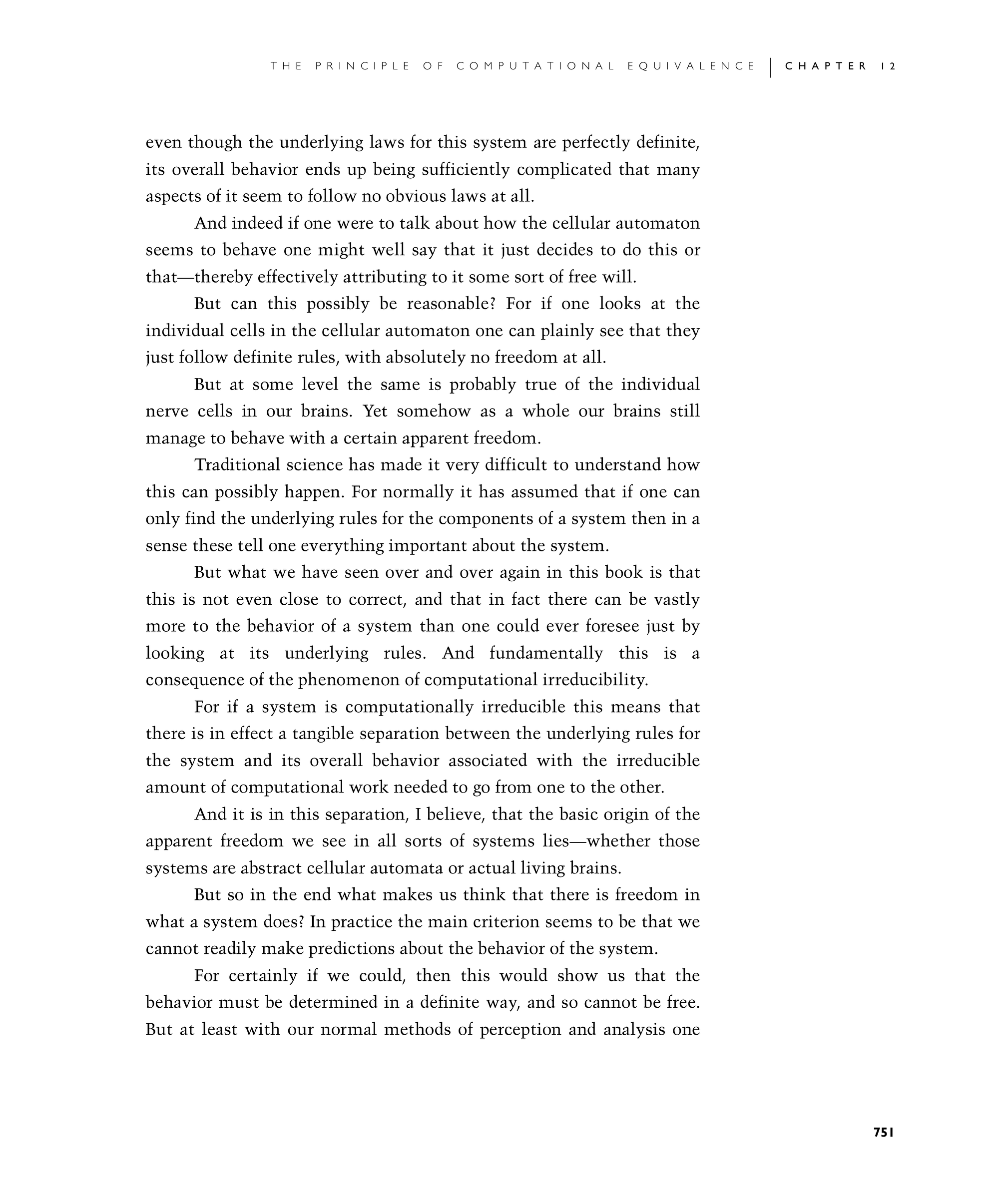 Page 751: The Phenomenon of Free Will