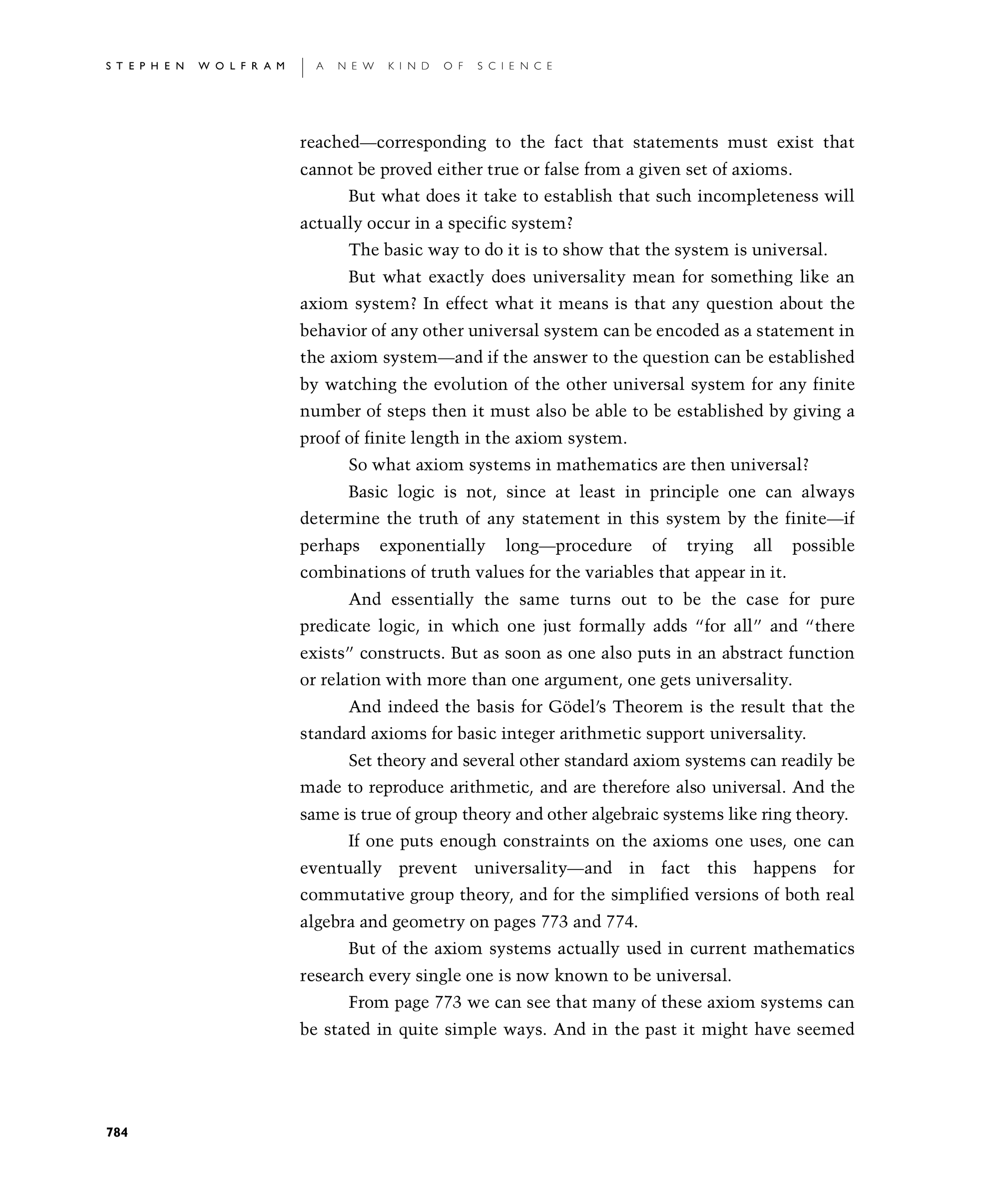 Page 784: Implications for Mathematics and Its Foundations