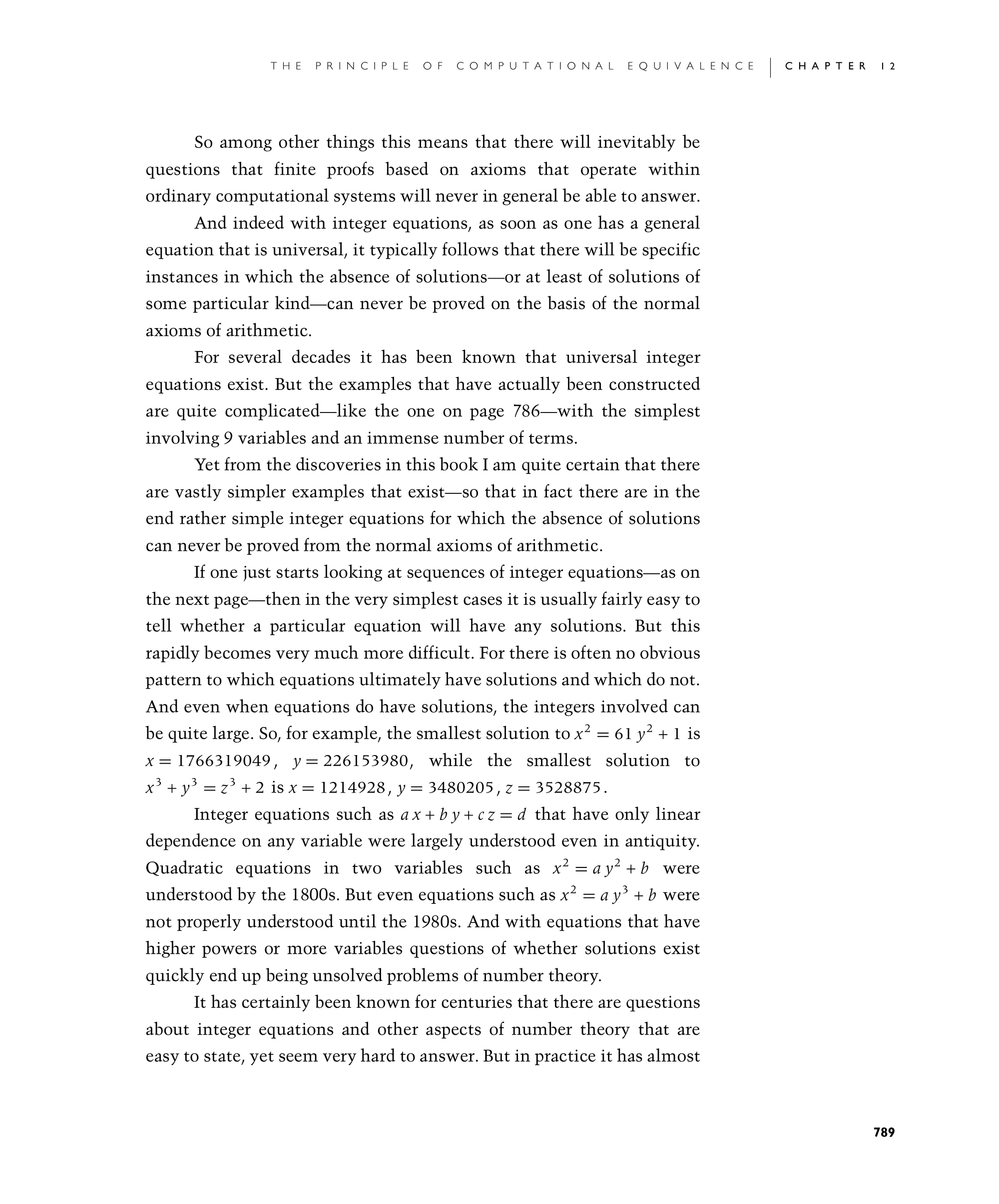 Page 789: Implications for Mathematics and Its Foundations