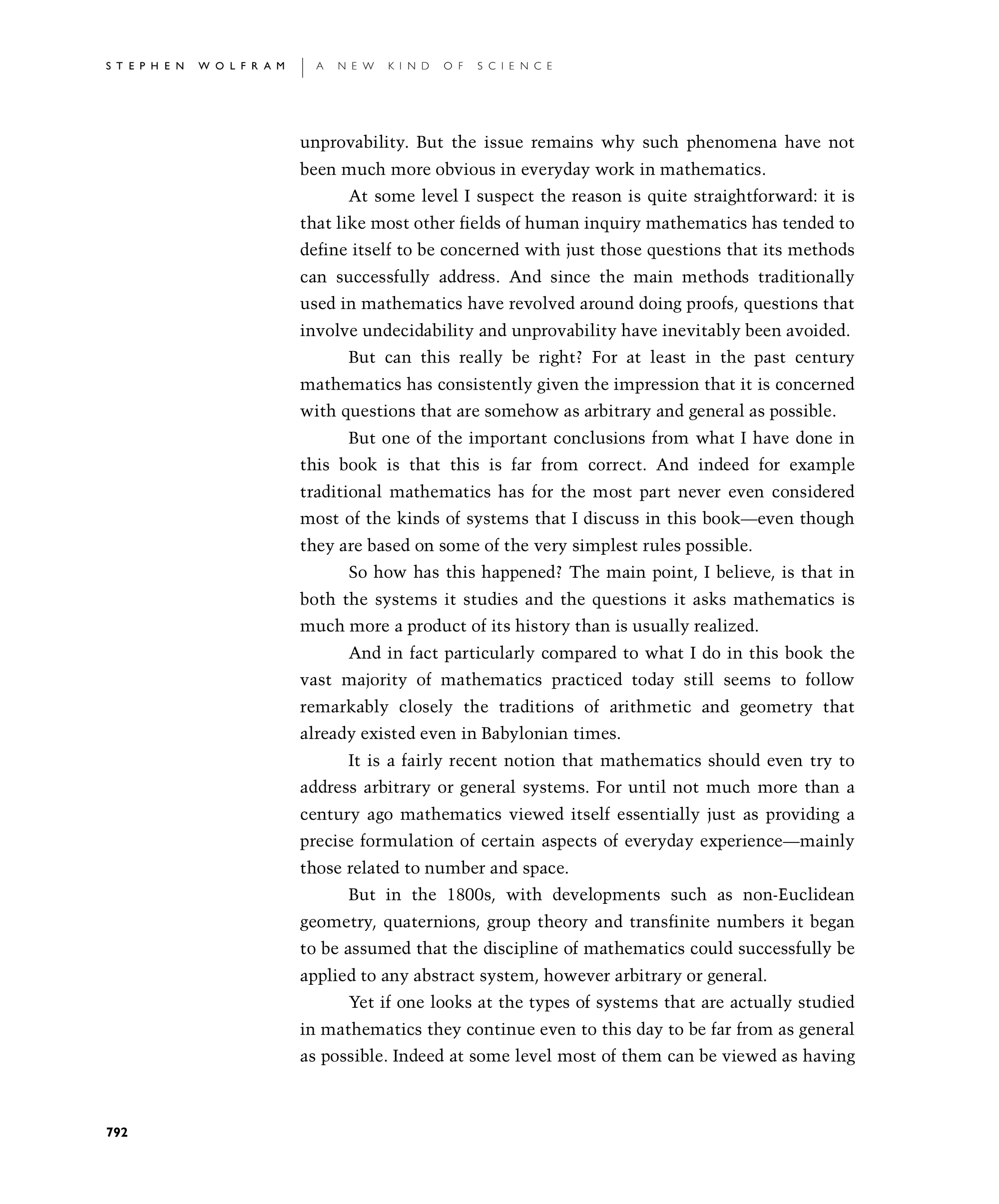 Page 792: Implications for Mathematics and Its Foundations