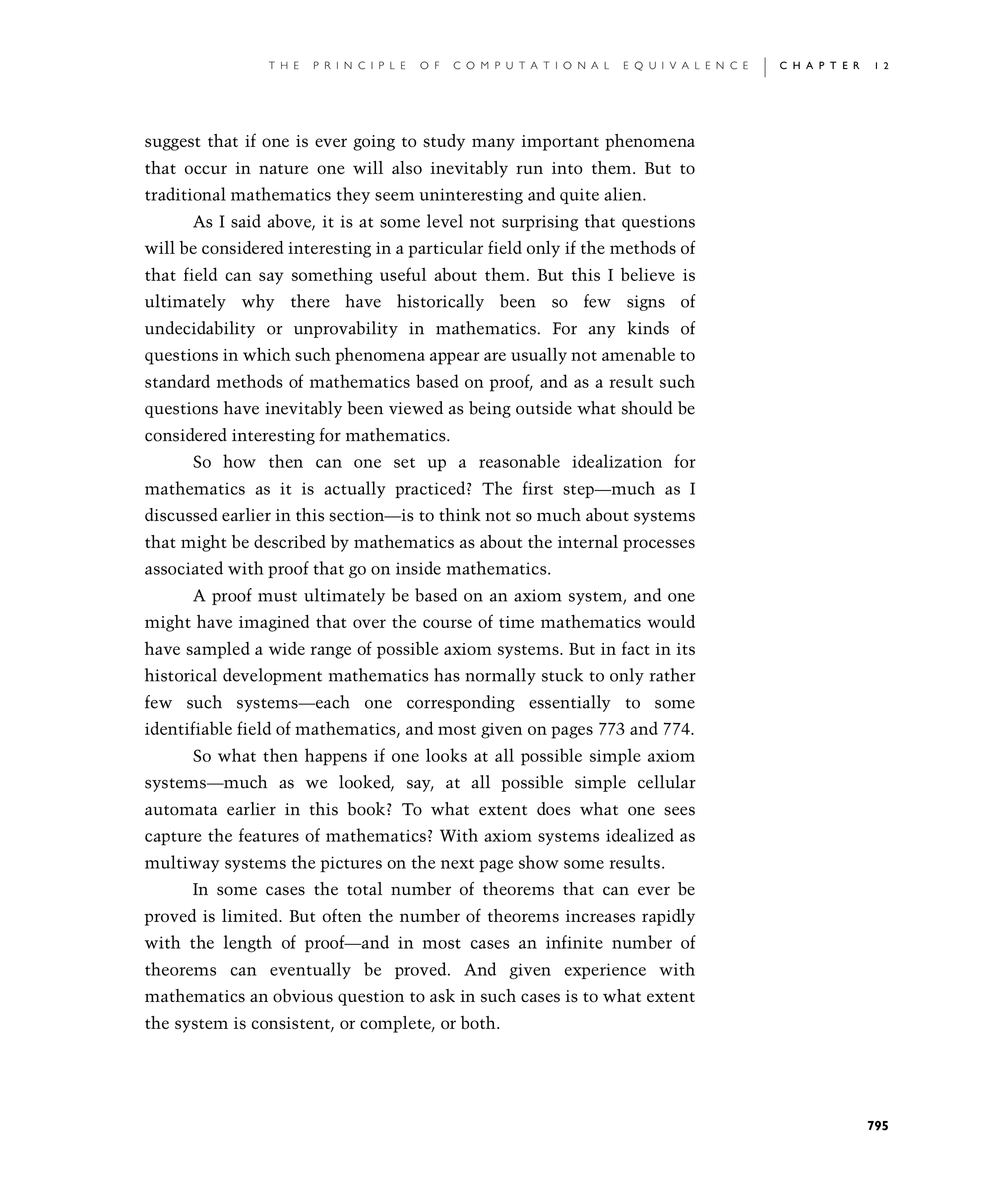 Page 795: Implications for Mathematics and Its Foundations