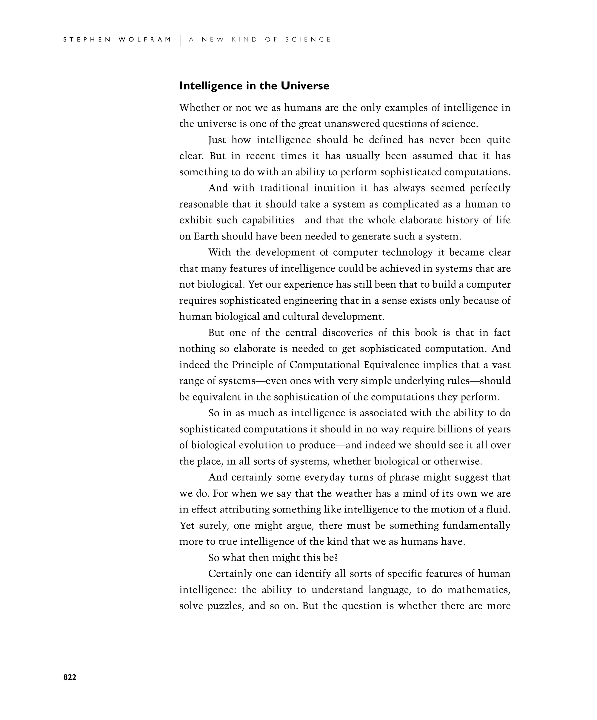 Page 822: Intelligence in the Universe