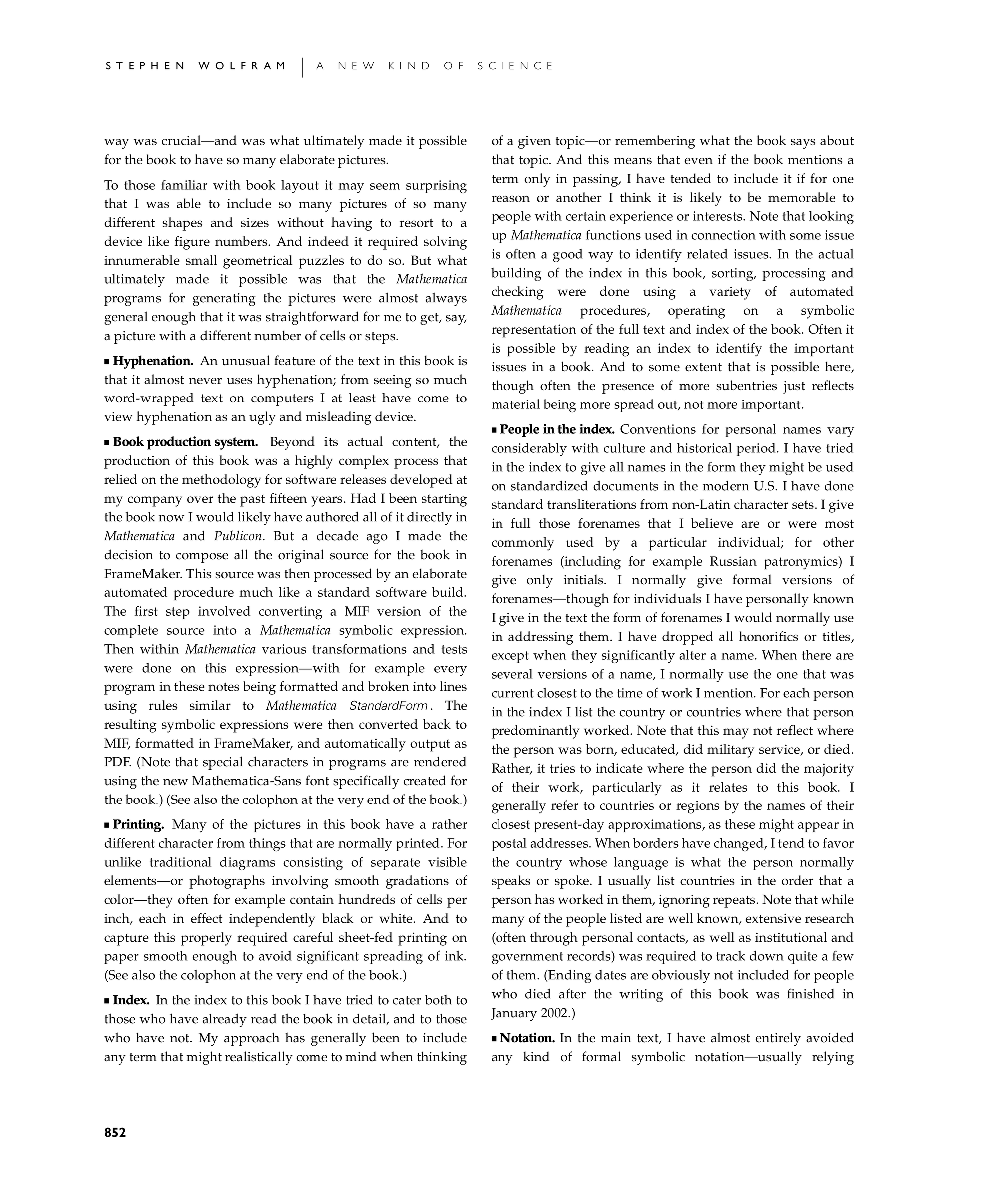 Page 852: Notes for General Notes