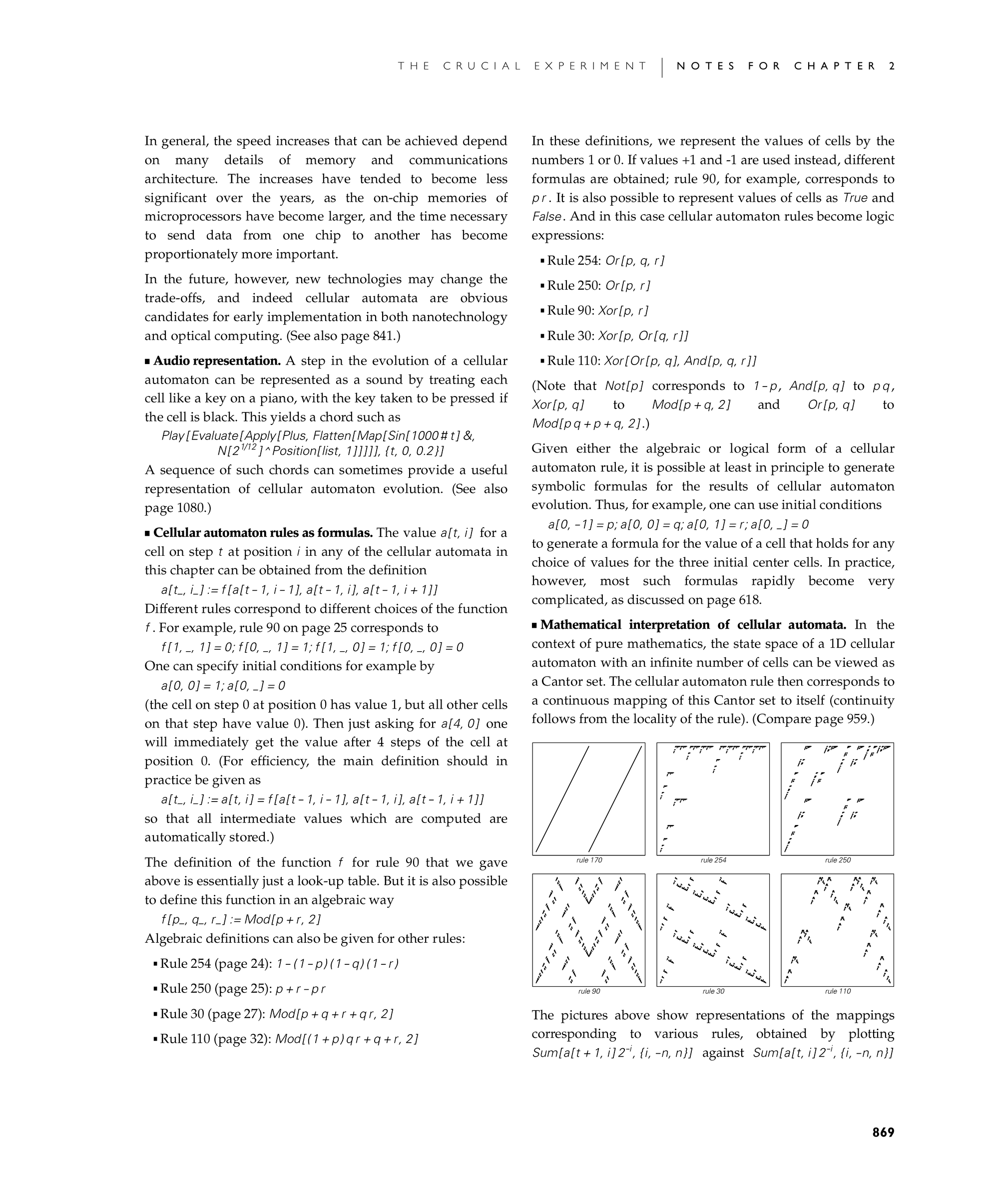 Page 869: Notes for How Do Simple Programs Behave?