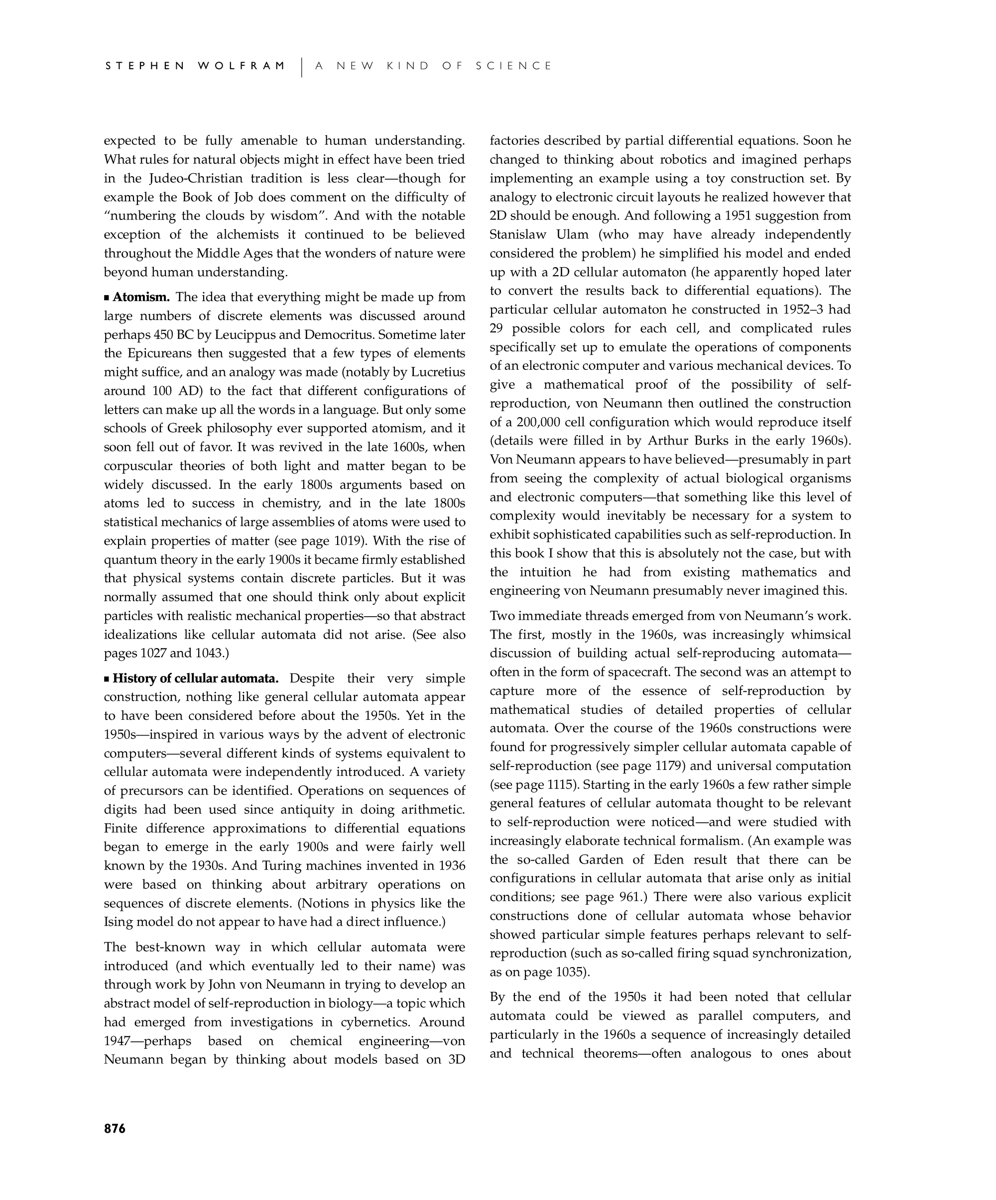 Page 876: Notes for Why These Discoveries Were Not Made Before