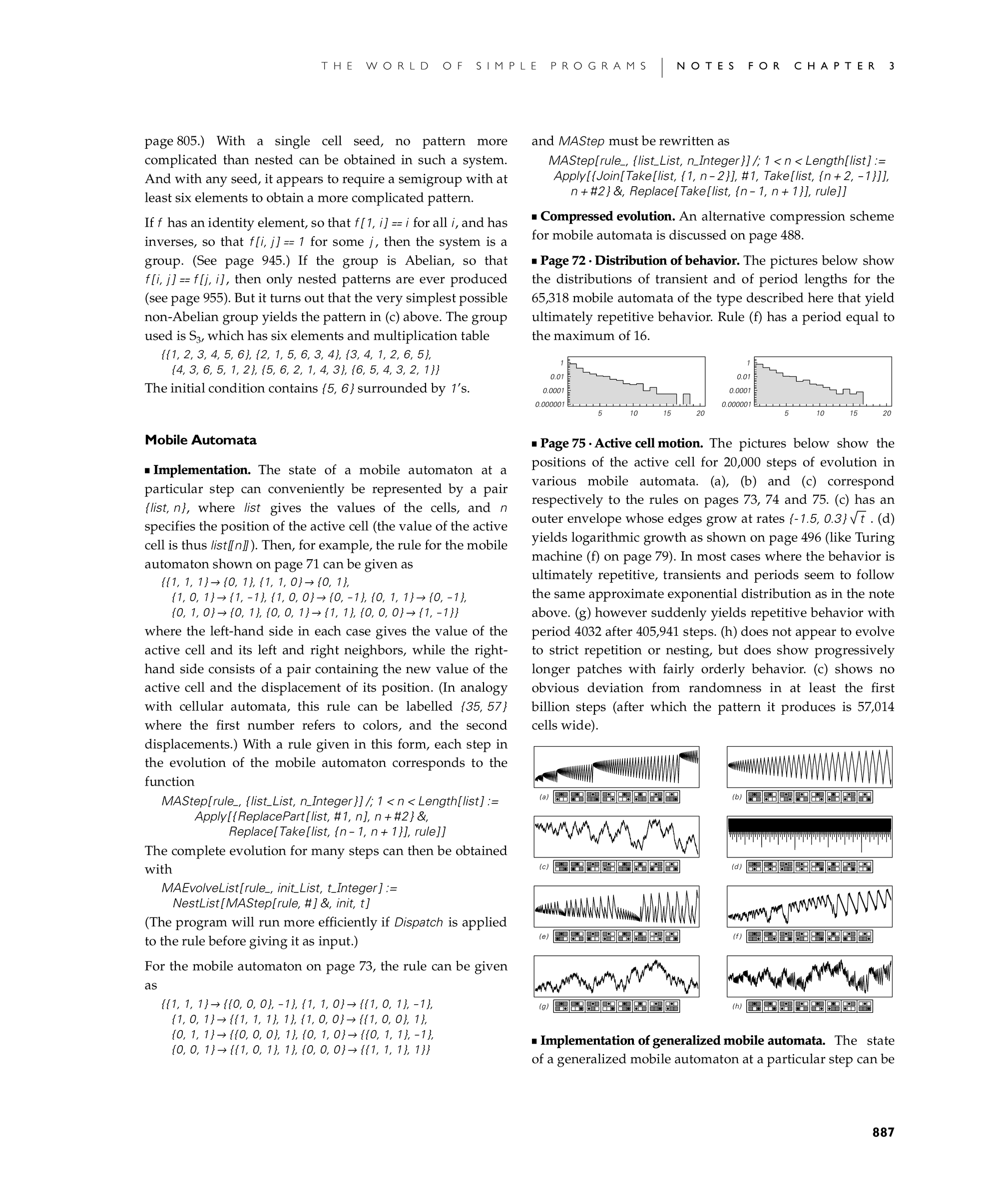 Page 887: Notes for Mobile Automata