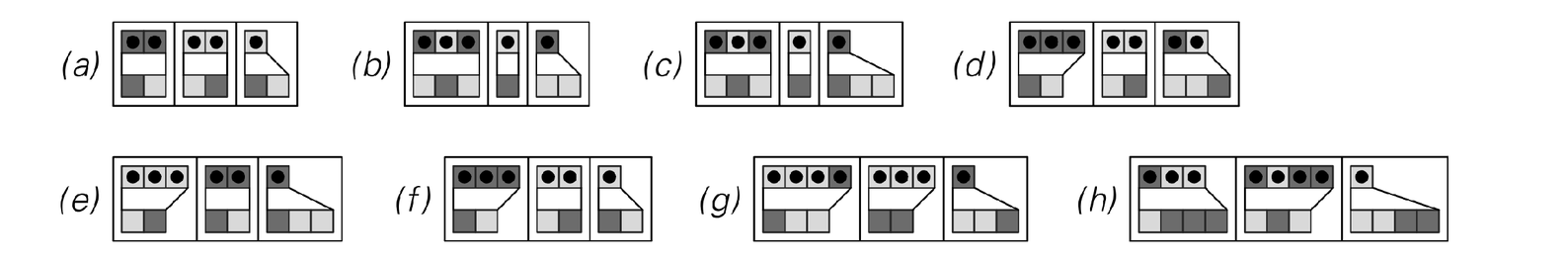 Examples of sequential substitution systems whose rules involve three possible replacements 2