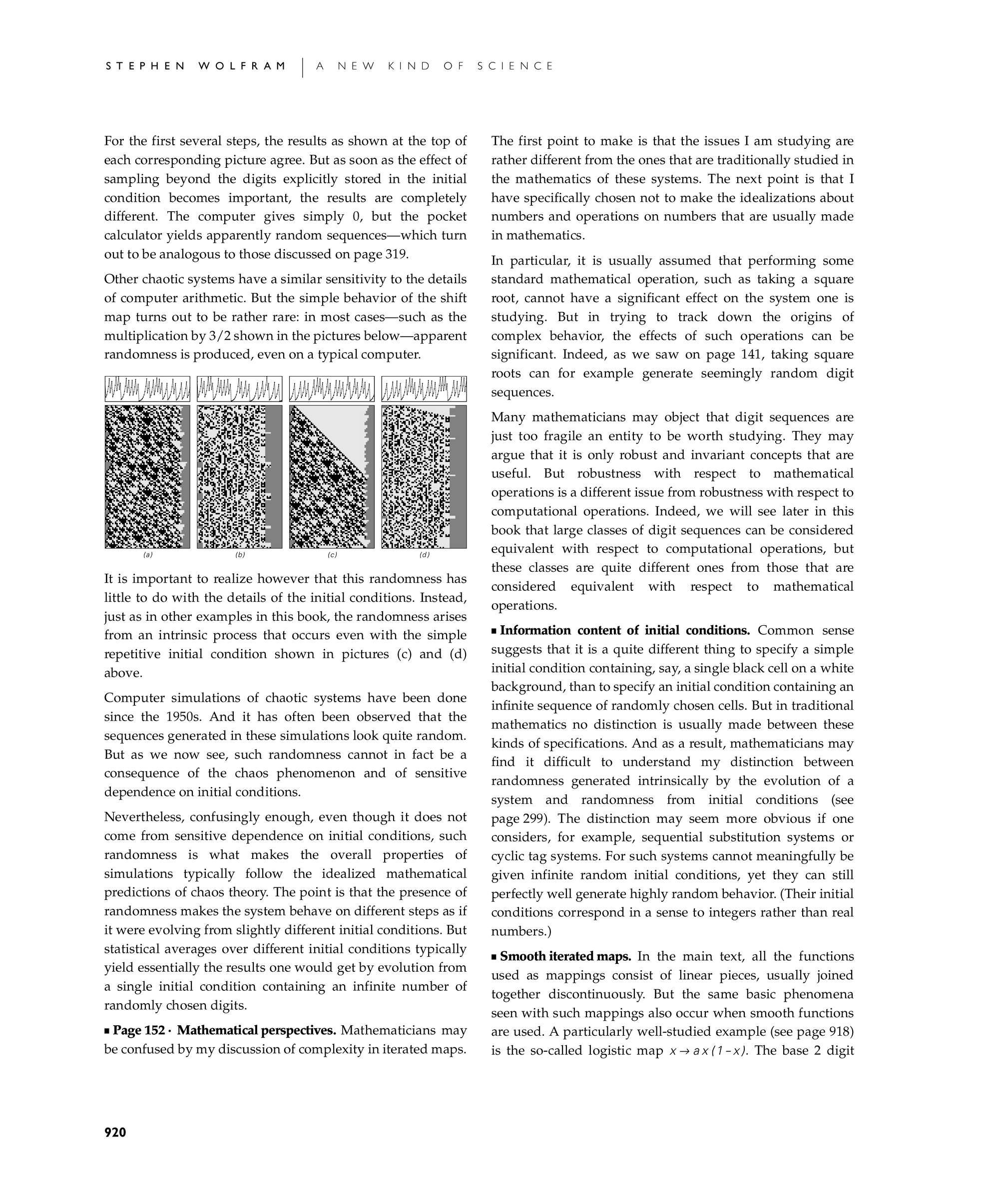 Page 920: Notes for Iterated Maps and the Chaos Phenomenon