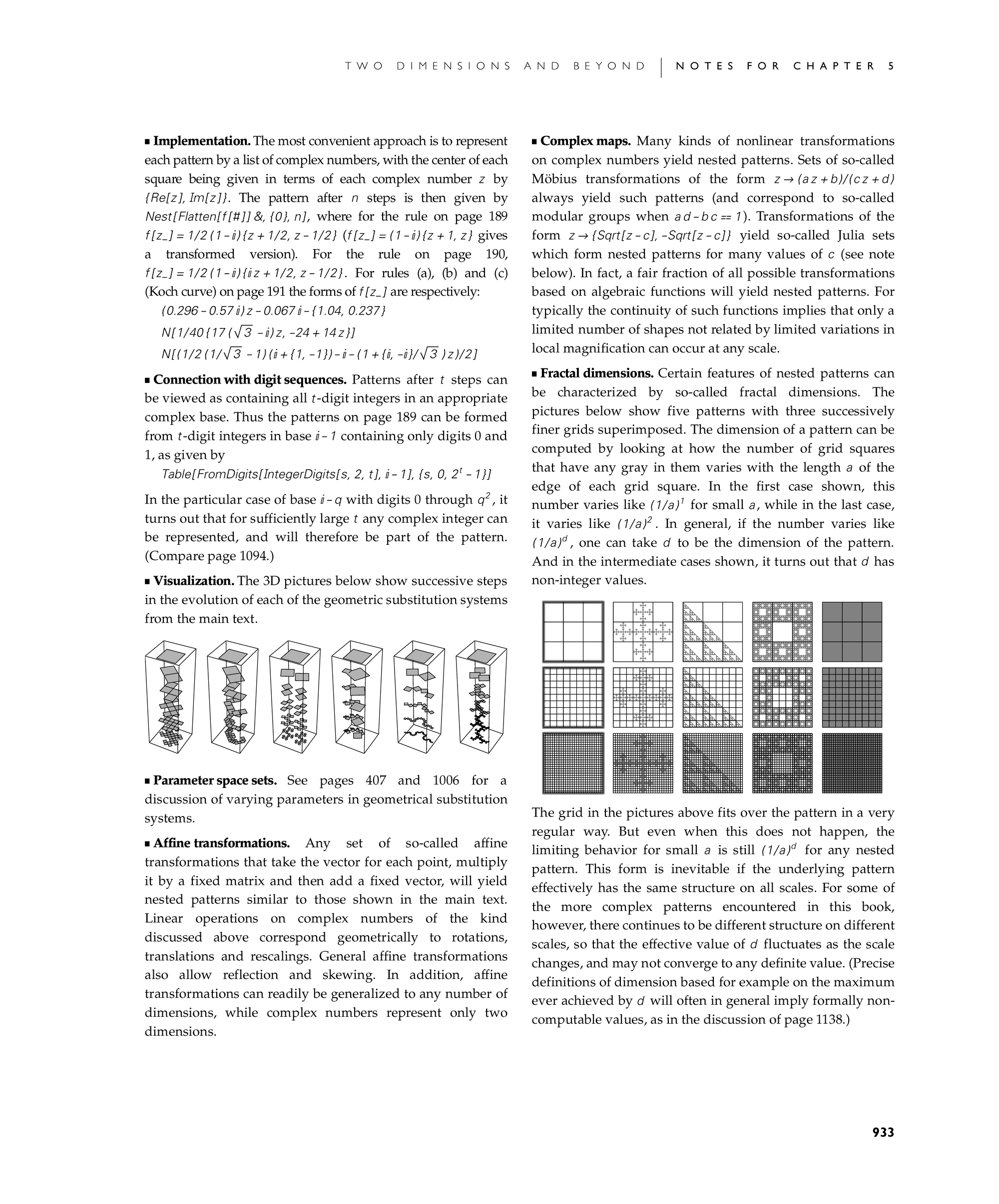 Page 933: Notes for Substitution Systems and Fractals