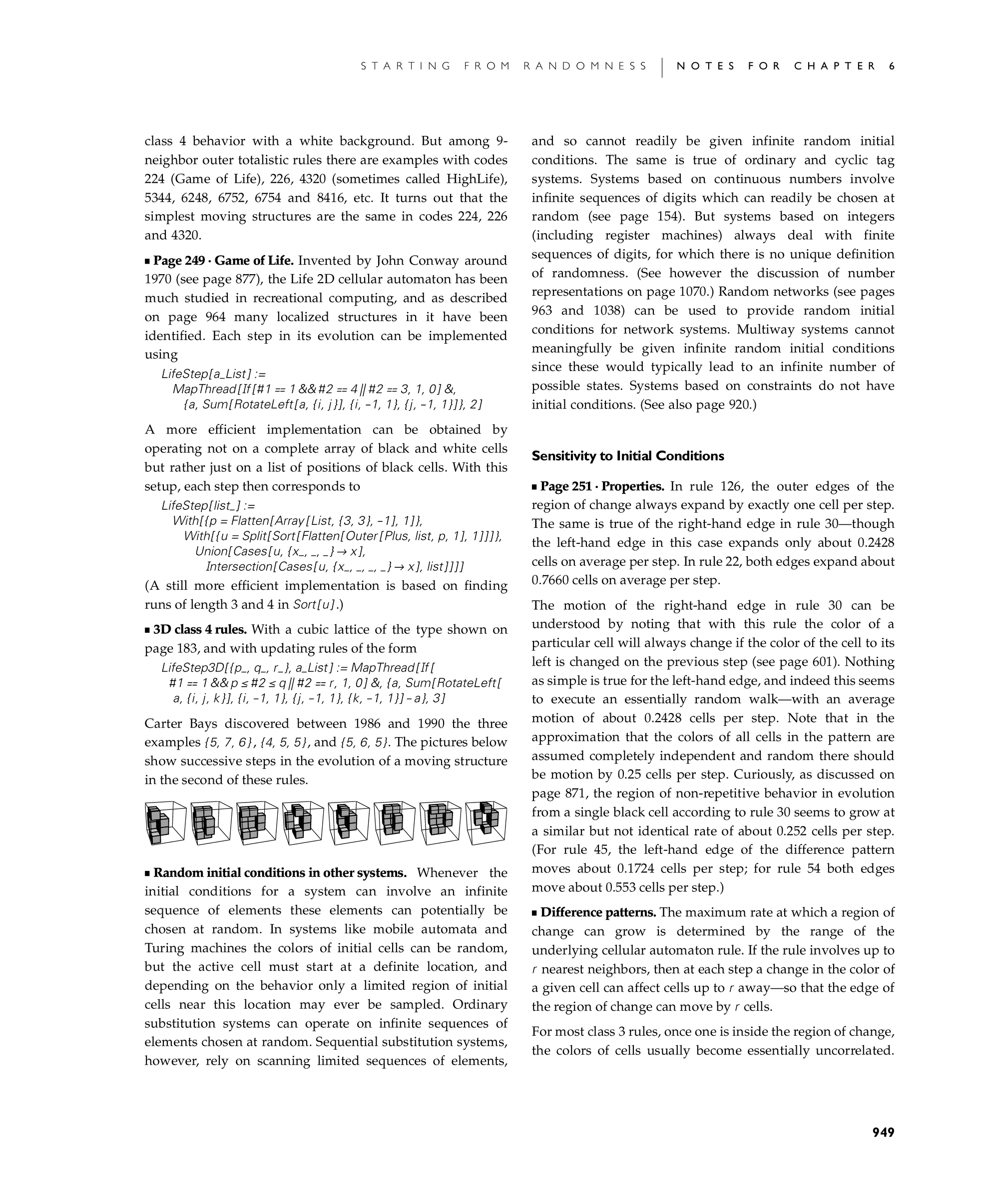 Page 949: Notes for Sensitivity to Initial Conditions