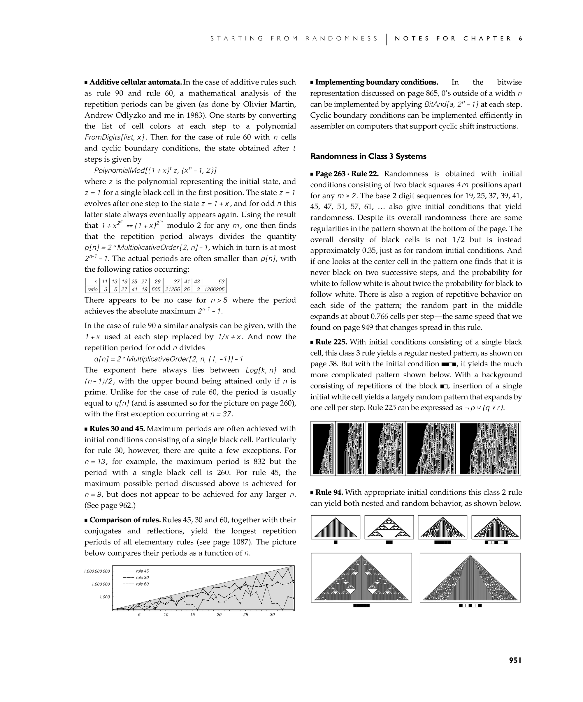 Page 951: Notes for Randomness in Class 3 Systems