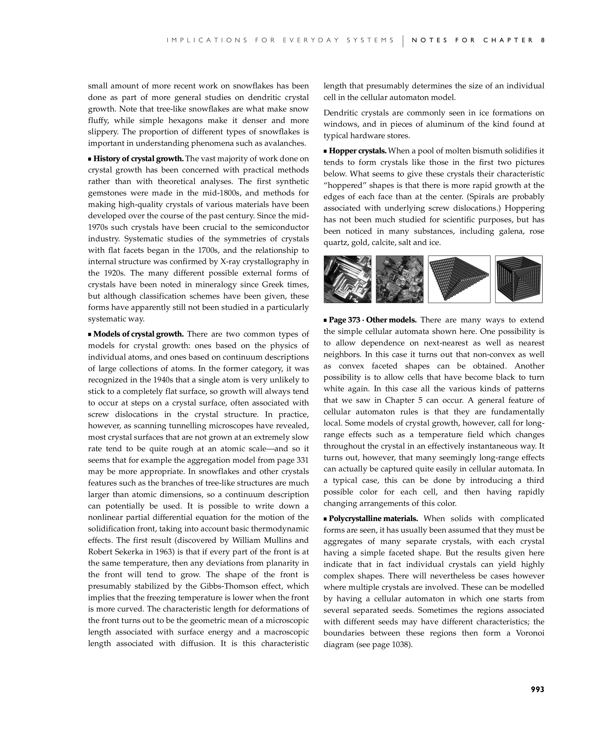 Page 993: Notes for The Growth of Crystals