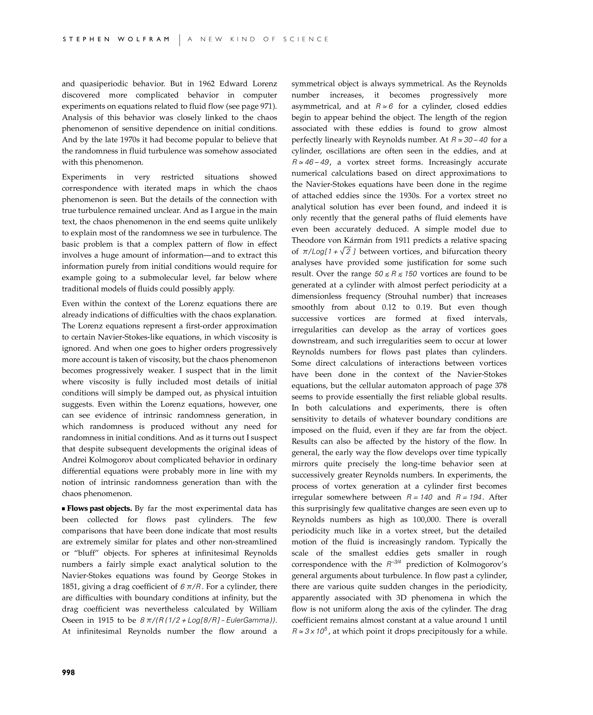 Page 998: Notes for Fluid Flow