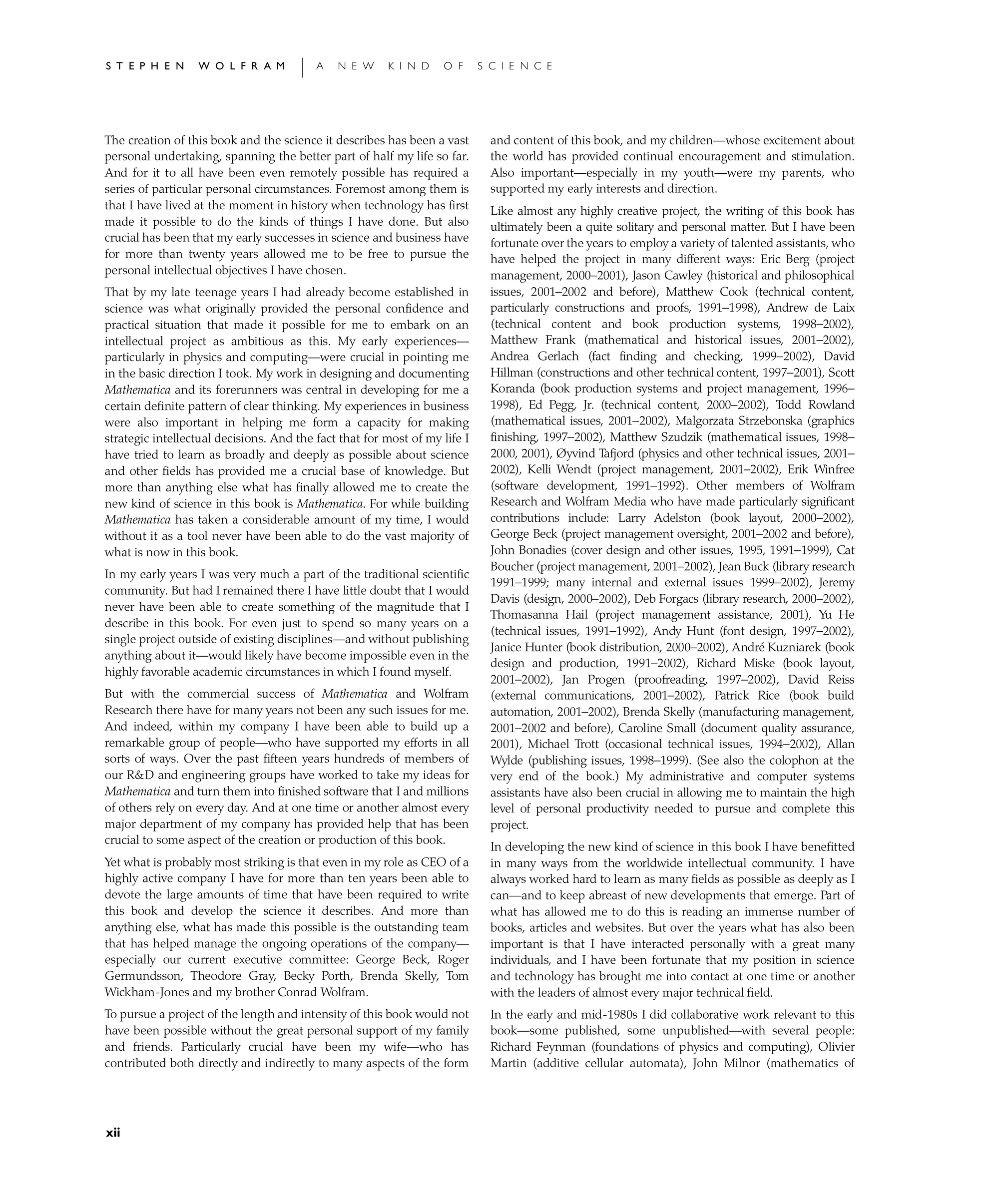 Page xii: Preface